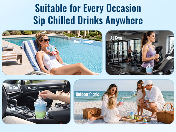 Suitable for Every Occasion, Sip Chilled Drinks Anywhere