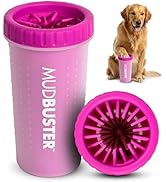 Dexas MudBuster Portable Large Dog Paw Cleaner, Fuchsia - Premium Pet Supplies and Accessories