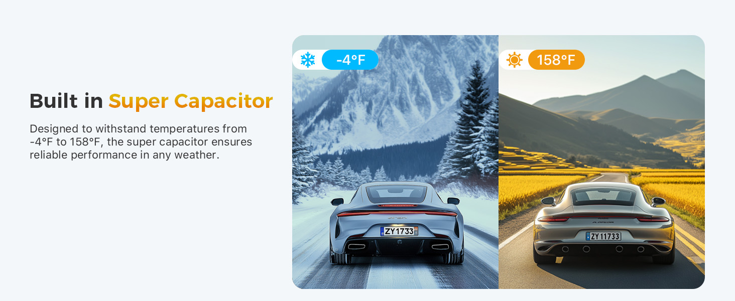 dash cam super capacitor
