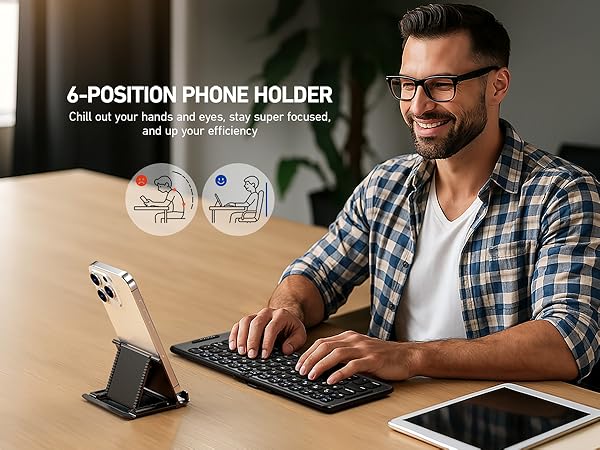 bluetooth folding keyboard