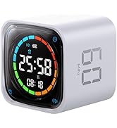 Ticktime TK3 Pomodoro Timer Cube, Productivity Timer, 5/10/30/60 Min Presets, Custom Countdown, S...