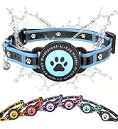 Airtag Cat Collar Breakaway, Reflective Cat Collar with AirTag Holder and Bell, Compatible with A...