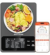 Smart Food Kitchen Scale with Nutritional Calculator, 30 Nutrients App for Tracking Calories, Fat...