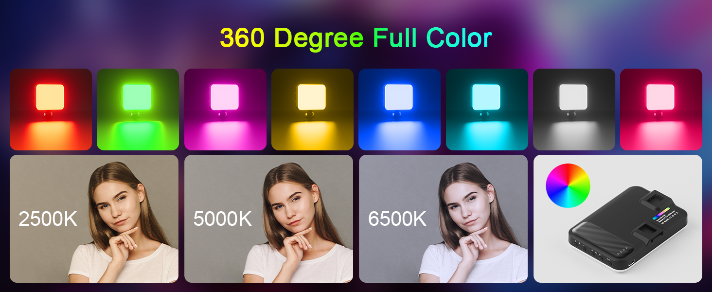 RGB Camera Light , Photo Light ,Portable Video Light