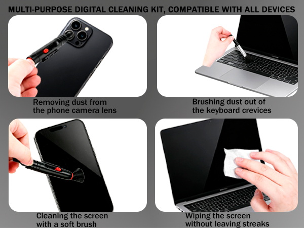 Camera Lens Cleaning Kit - Mirrorless and DSLR Camera Cleaning Kit