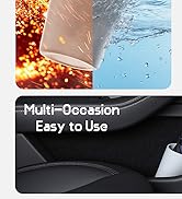BMZX Car Trash Can with Lid Small Cup Holder Door Pocket Garbage Can Bin Trash Container Fits Aut...