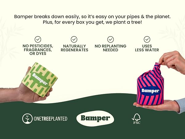 Plastic-free packaging unbleached toilet paper plant-based toilet paper hypoallergenic toilet paper