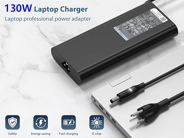 dell 130w laptop charger