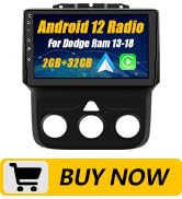 AWESAFE Android Car Stereo for Dodge RAM 1500 2500 3500 2013 2014 2015 2016 2017 2018, Touch Scre...
