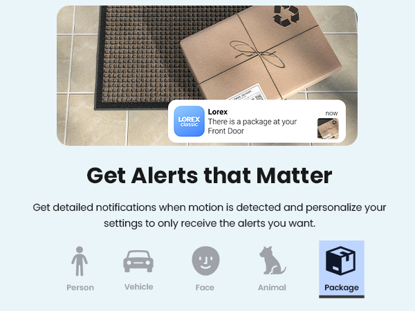 Get Alerts that Matter - Package Detection