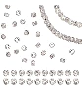 PH PandaHall 100pcs Large Hole Spacer Beads 8mm Loose Beads Tibetan Alloy Antique Silver European...