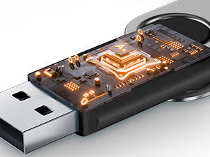 Flash Drive Pack of 10 Thumb Drives Bulk Kepmem Metal USB Memory Sticks Swivel USB Drive Pen Drives