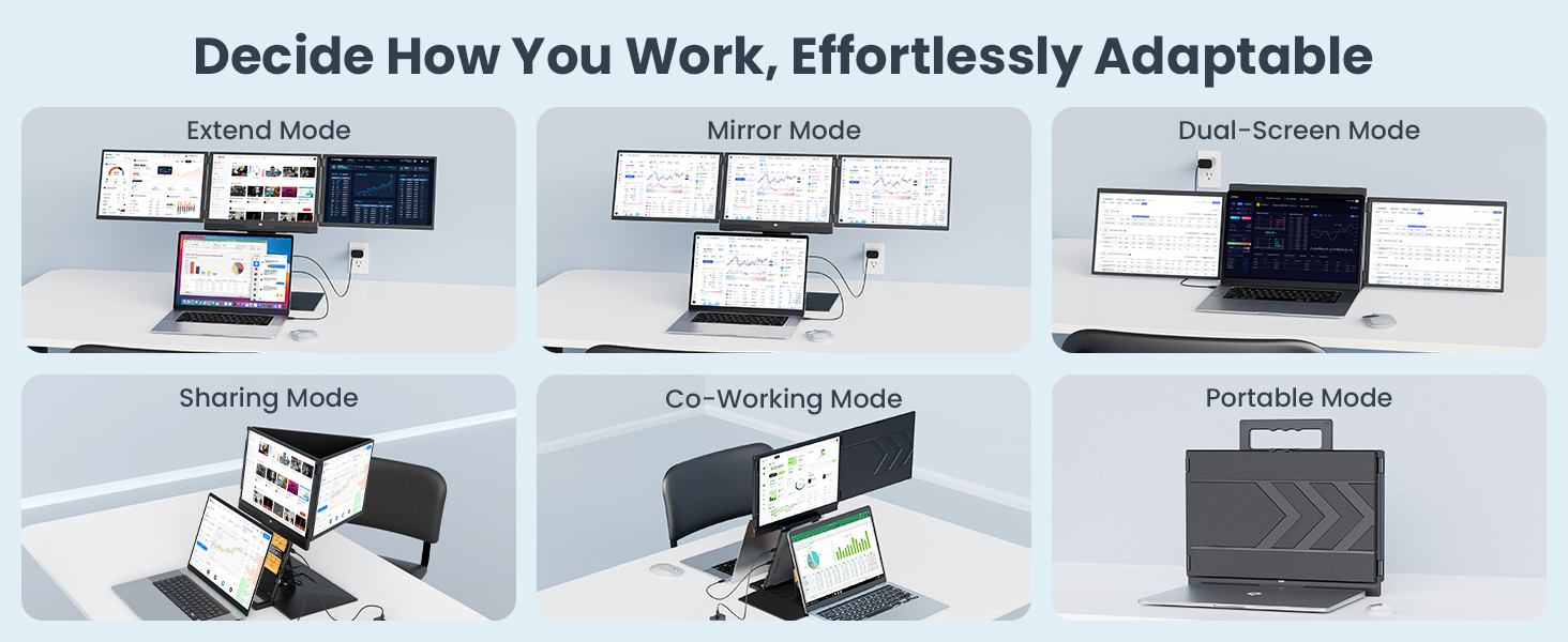Decide How You Work, Effortlessly Adaptable