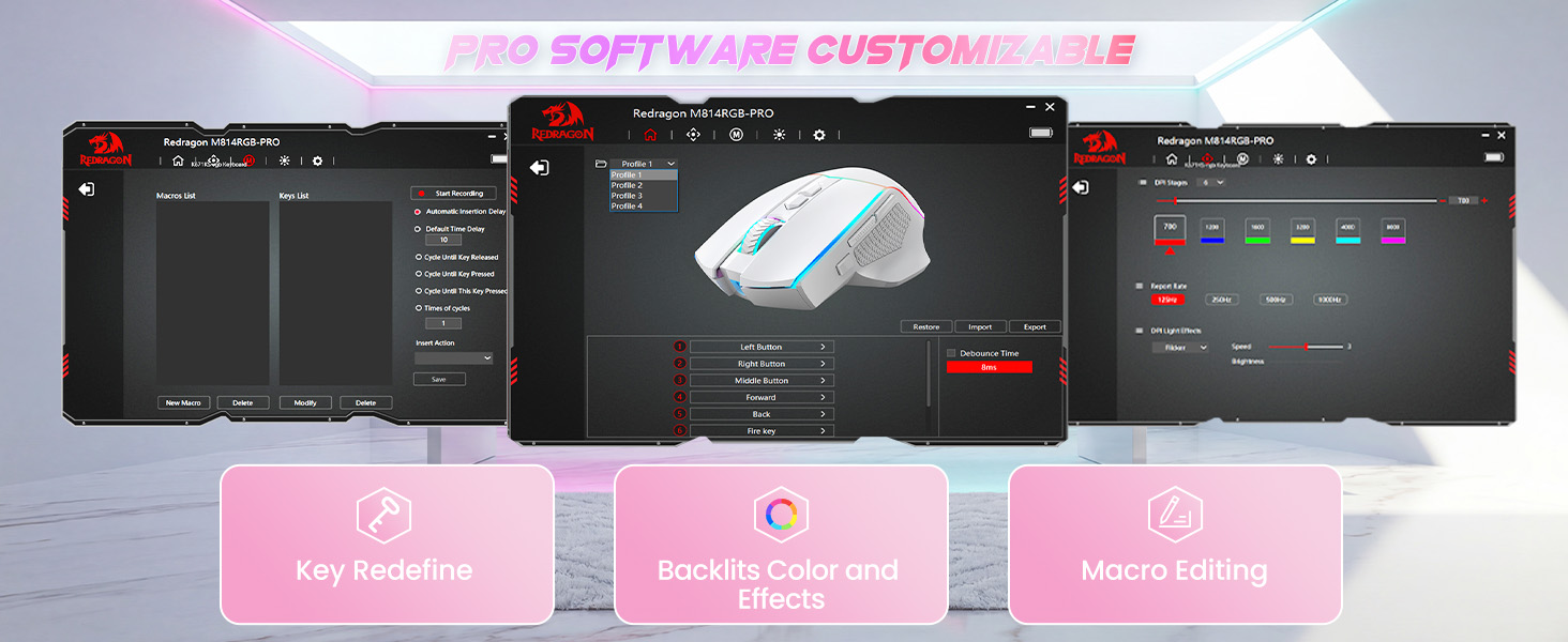 M814W PRO Software