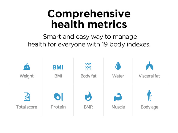 mooas smart scale body digital bathroom scale smart body scale
