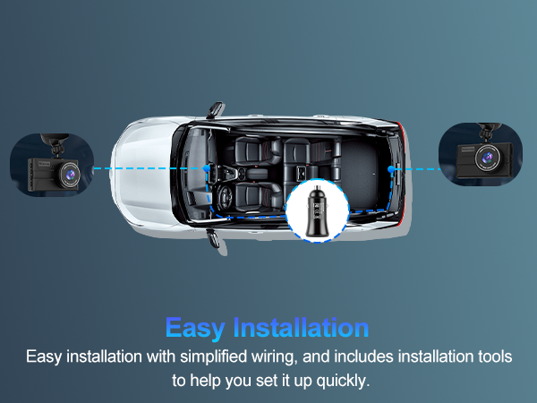dash cam front and rear