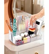 LIARTY Nail Drill Holder: Acrylic Nail Drill Bits Holder Makeup Organizer Case for Brush - Beauty...
