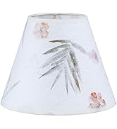 Aspen Creative 56040, Hardback Empire Transitional UNO Lamp Shade, Off White Petal Paper, 5" Top ...