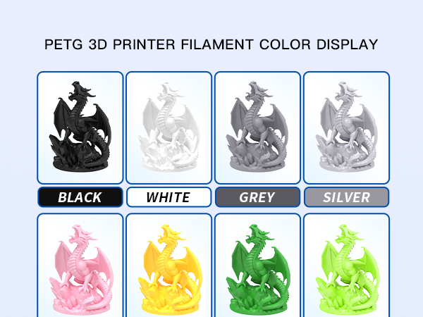 multicolor PETG filament