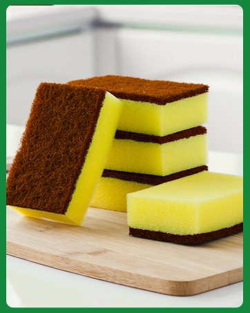 6 Pack Heavy Duty Natural Kitchen Sponge