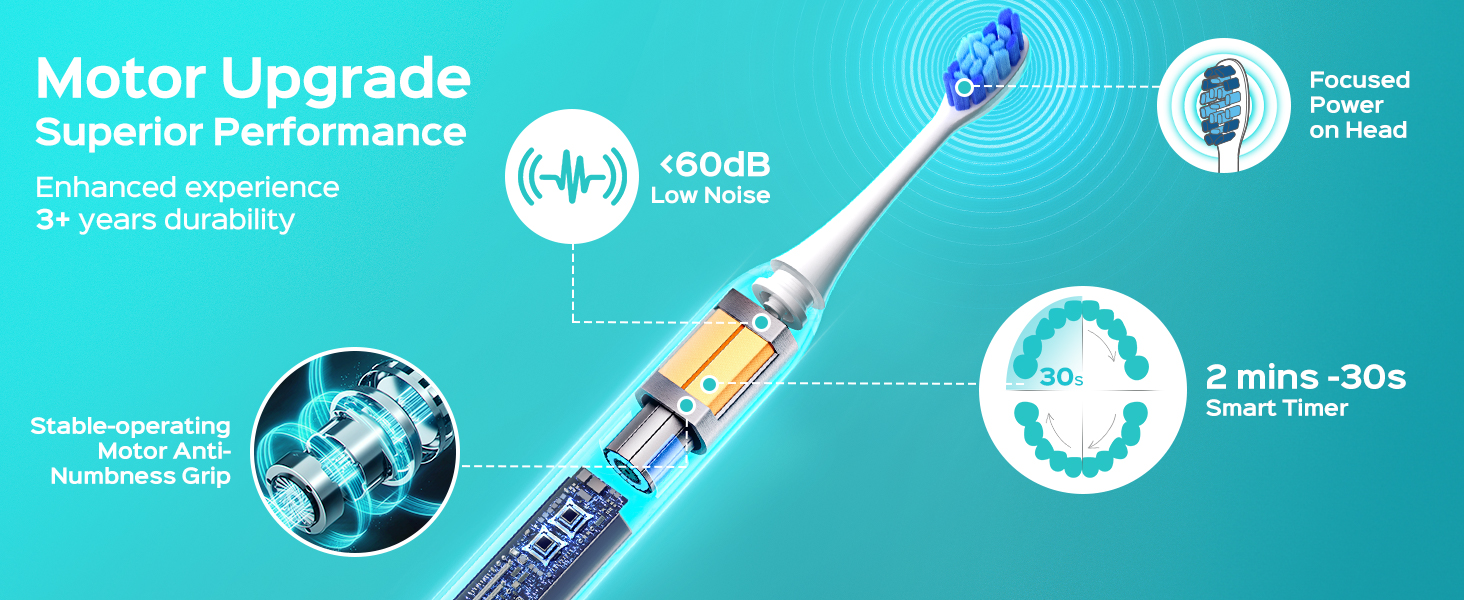 Electric Sonic Ultrasonic Toothbrush Adults Kids Cepillo de dientes ultrasónico eléctrico sónico