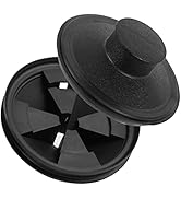 RQYEKDO Garbage Disposal Splash Guards with Round Kitchen Sink Stopper Kit, 3 3/8 Inch Sink Baffl...