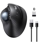 UGREEN M785DR Wireless Trackball Mouse, Bluetooth &amp; 2.4G, Thumb Control | Rechargeable, Precise a...