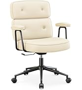 OLIXIS Ergonomic Home Office Desk Chair, Computer Chair with Lumbar Support Adjustable Height Rol...