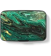 Hsxnam Credit Card Holder for Women, Small RFID Metal Credit Cards Wallets Cute Business Card Hol...