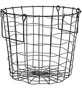Iron Clothes Laundry Basket Household Storage Holder Organizer for Bathroom Bedroom Kitchen Nordi...