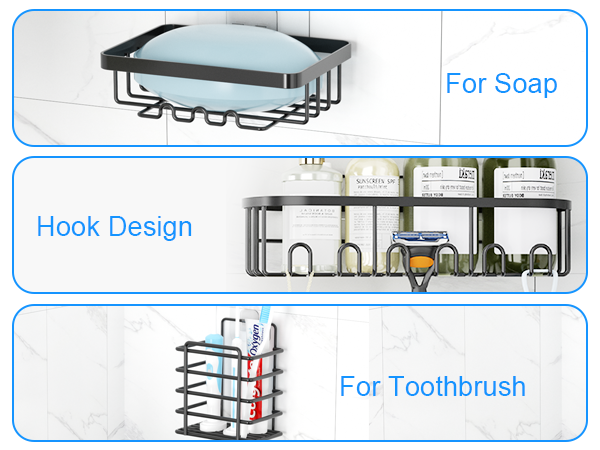 No Drill Bathroom Storage