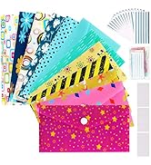 ABC life Cash Envelopes Plastic for Budget System - Money Envelopes for Budgeting and Saving, 12 ...