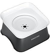 PAWGETHER No Spill Water Bowl for Dogs 2L/68oz Splash Proof Slow Drinking Dog Bowls on Vehicle T...