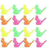 Toddmomy Plastic Whistle Plastic Bird Whistle 16Pcs Water Bird Whistle Water Warbler Whistle Part...