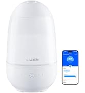 GoveeLife Smart Mini Humidifier for Baby Nursery, Top Fill Cool Mist Humidifier with Scent Diffus...