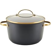 Farberware Forged Induction Ceramic Nonstick Cookware Stockpot with Lid, Dishwasher Safe, Suitabl...