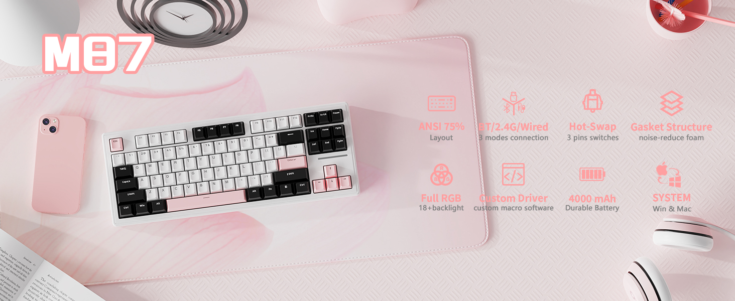 M87 keyboard