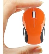 Wireless Mouse Cute Mini Computer Mouse for Laptop-Small Size Pocket Portable Compact Travel USB ...
