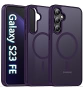 Oterkin Magnetic for Samsung Galaxy S23 Fe Case Matte, S23 Fe Phone Case Compatible with MagSafe ...