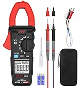 Digital Clamp Meter, MESTEK Multimeter Voltage Tester TRMS 6000 Counts Auto-ranging Amp Volt Ohm ...