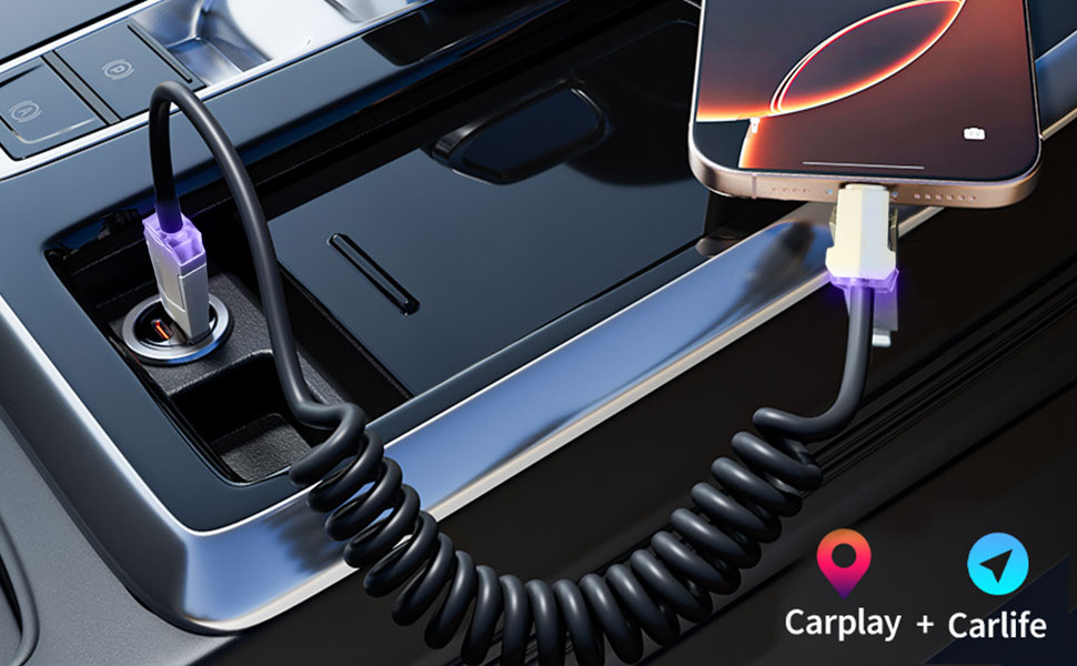 4 in 1 Spring Fast Charging Cable