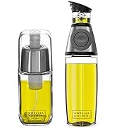 DWËLLZA KITCHEN Olive Oil Dispenser Bottle for Kitchen and Olive Oil Sprayer for Cooking Set – Ol...
