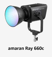 amaran Ray 660c RGB LED Video Light 660W APP/DMX Control, 1,800-20,000K 38,500Lux/1m COB Continuo...