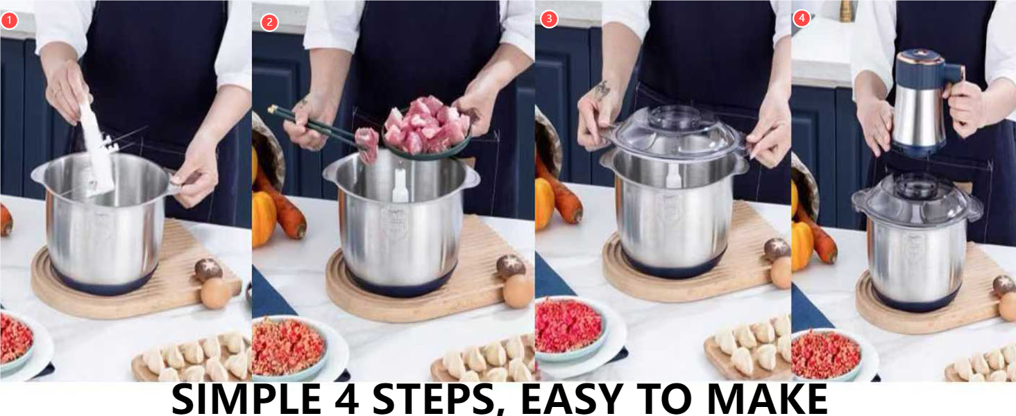 Simple 4 steps, easy to make