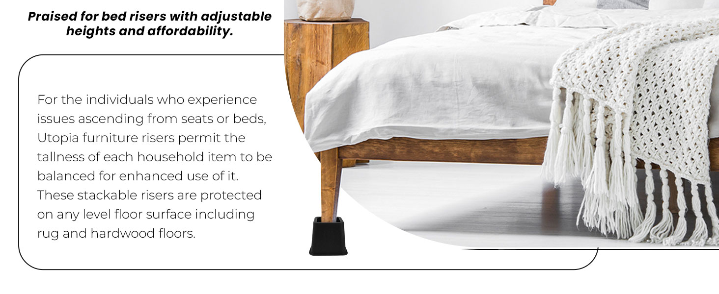 Furniture Risers bed risers furniture risers bed risers 8 inch heavy duty bed riser