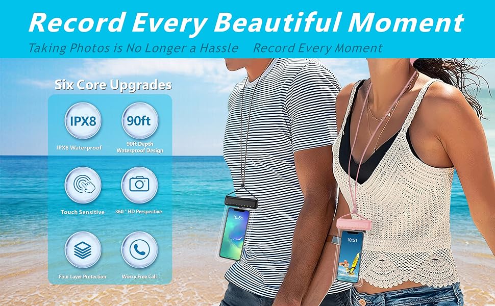 Mobile phone waterproof cover