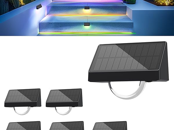 solar stair lights