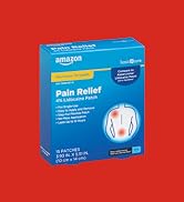 Basic Care Maximum Strength OTC Pain Relief , 4% Lidocaine Patch, 3.9” x 5.5”, 15-Count Bo...