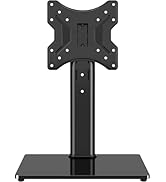TVON Universal TV Stand Base, Swivel Table Top TV Stand for 20-43 inch TVs/Monitors with 4 Level ...