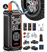 OlarHike Cordless Tire Inflator Portable Air Compressor, Quick Inflation, Air Pump for Car Tires,...